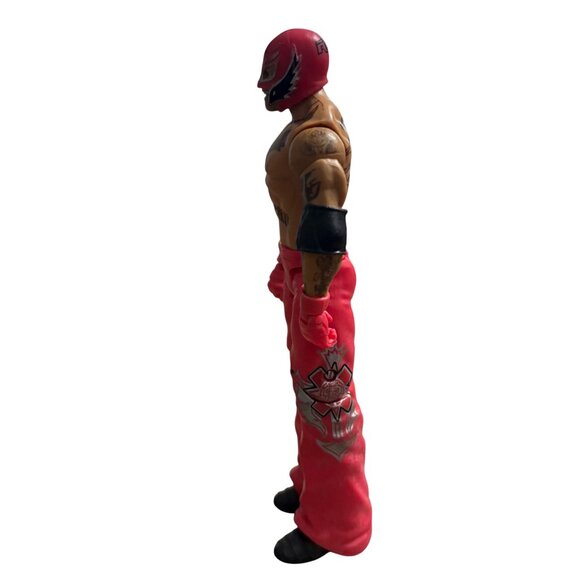 WWE Rey Mysterio Action Figure Red Outfit 7-Inch Toy Collectible - Picture 4 of 4